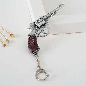 Portachiavi in lega di zinco a tema gaming: granata fumogena, portachiavi per auto, granata a mano, bomba, forme a barile d'olio - Regalo Battle Royale - Product Image 4