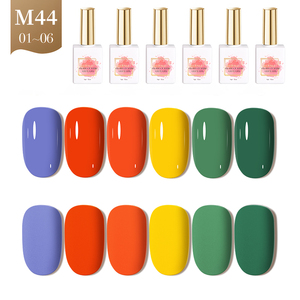AILANUO OEM Customized Frosted Glass <b>Nail</b> Gel Polish Bottles 8ml 12ml 15ml <b>Nails</b> Uv Gel Polish 6colors <b>Set</b> with Unique Package - Product Image 1