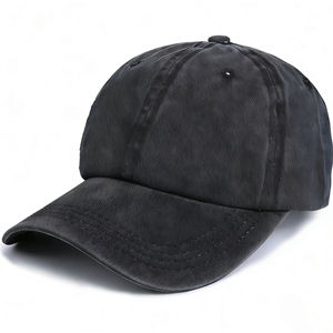 Gorra de Béisbol de 6 Paneles de Algodón Lavado, Ligera y Transpirable, con Hebilla Ajustable para Golf, Senderismo y Running - Product Image 1
