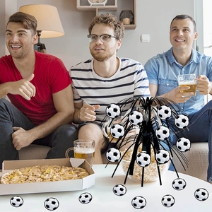 Centro de Mesa con Forma de Balón de Fútbol, Adorno para Decoración de Mesa, para Fiestas de <span class=keywords><strong>Cumpleaños</strong></span>, Eventos Deportivos, Celebraciones de Fútbol - Product Image 2