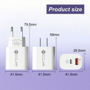 Best Portable Travel Charger USB <b>C</b> PD 20W Super Fast Charging Cell Phone Power <b>Adapter</b> for iPhone 16 15 14 13 12 11 Plus Pro Max - Product Image 4