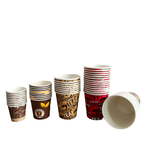 Vaso de Papel Desechable para Bebidas Calientes de 7oz, 8oz, 9oz y 12oz, con Logotipo Personalizado para Cafetería, para Llevar, de Pared Simple, Recubierto de PE - Product Image 6
