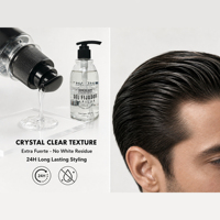 Gel Coiffant Homme Flower Secret 24H Tenue Extra Forte Longue Durée Rafraîchissant - OEM/ODM & Agences Globales Recherchées