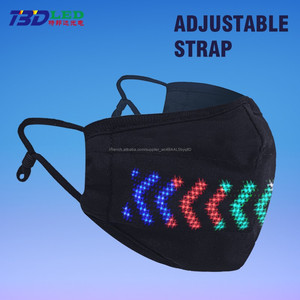 <span class=keywords><strong>Masque</strong></span> <span class=keywords><strong>lumineux</strong></span> Affichage <span class=keywords><strong>LED</strong></span> programmable <span class=keywords><strong>LED</strong></span> rougeoyante Light Up <span class=keywords><strong>LED</strong></span> écran <span class=keywords><strong>masque</strong></span> facial DJ Rave Party Decoration Mask - Product Image 4