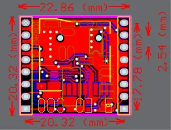 ببطاقة TF-Card صوت MP3 قابل للتخصيص مع تحكم بمنفذ تسلسلي USB لصوت اردوينو الصوتي