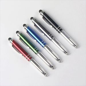 Wholesale Ps-20250829-15 Three-In-One Multi-Functional Metal Ballpoint Pen <b>Led</b> Light Custom Logo Multi-Colored 0.7 Mm Tip - Product Image 3