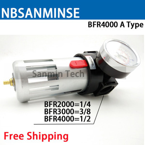 Régulateur de pression de filtre à air NBSANMINSE BFR, unité triple pneumatique, équipement de manipulation haute pression - Product Image 2