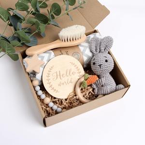 Nouveautés 2025 : <span class=keywords><strong>Coffret</strong></span> Cadeau Emmaillotage Bébé, Couverture de <span class=keywords><strong>Naissance</strong></span> en Mousseline Bambou Coton pour Nouveau-né - Product Image 3