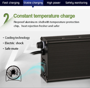 E-xe đạp Scooter sạc S120 48V 54.6V 58.8V 58.4V 3A cho 48V Li-ion LiFePO4 chì axit pin sạc - Product Image 4