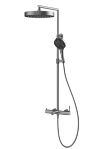 Gear Handle Concealed <b>Shower</b> <b>System</b>, In-Wall Mount, Brushed Silver / Multi-Finish, Rain Head Included, SUS304, OEM Factory - Product Image 6