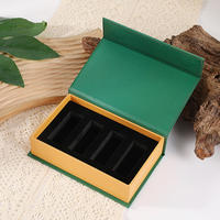 Boîte-cadeau personnalisée en papier kraft de boutique 3mm rabat en carton ondulé forme d'aimant pliant UV pour emballage de bougie de parfum
