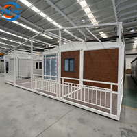 Maisons préfabriquées modulaires de luxe WinFair, 3 pièces, pour bungalow en bord de mer / villa de luxe / éco-lodge