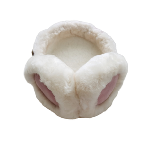 Échantillon disponible, Ventes Flash : <span class=keywords><strong>Cache</strong></span>-oreilles d'hiver chauds et doux en <span class=keywords><strong>fourrure</strong></span> de mouton naturelle, pliables, pour femmes et hommes - Product Image 6