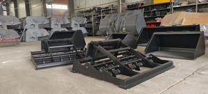 MINI niveleur de terre d'attachement de chargeur de boeuf de dérapage GT-V02 le matériel modèle du moteur Q345B - Product Image 5