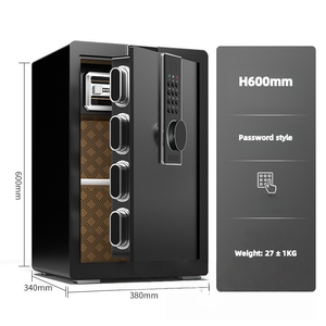 Tất cả các thép h60cm sinh trắc học Key & Heavy-Duty mật khẩu an toàn chống cháy chống trộm ẩn đồ trang sức riêng Tủ an ninh tối đa - Product Image 4