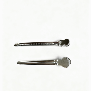 أداة تصفيف احترافية للصالونات، مشبك شعر متين من المعدن بتصميم منقار البطة، إكسسوار تجميل للحفلات وتقسيم الشعر وتثبيته، مصنوع من سبيكة معدنية - Product Image 3