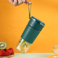 USB-oplaadbare, batterij-aangedreven automatische citruspers van roestvrij staal, handzaam, mini, draagbaar, huishoudelijk, laag geluidsniveau, krachtig