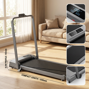 Tapis roulant électrique pliable et portable pour usage domestique avec écran LED et inclinaison manuelle, prise en charge OEM/ODM - Product Image 4