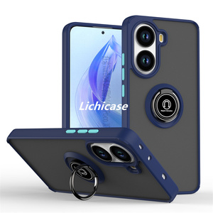 Lichicase Multi-fonctionnel TPU Cadre Givré Mat Téléphone Portable Couverture Arrière pour Redmi Turbo4 4Pro Coque Antichoc - Product Image 2