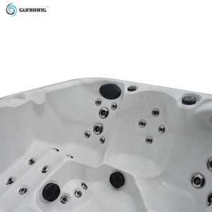 Sunrans lüks akrilik açık jakuzi 6 kişi satılık Massage kontrollü masaj sıcak küvet - Product Image 4