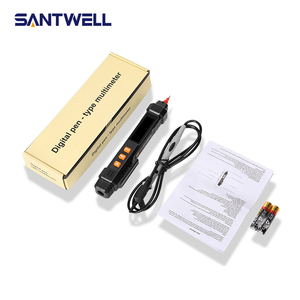 มัลติมิเตอร์ดิจิตอลแบบปากกาตรวจจับแรงดันไฟฟ้าแบบไม่สัมผัส (NCV)  0V-600V AC พร้อมระบบตรวจจับสายไฟที่มีกระแส - Product Image 2