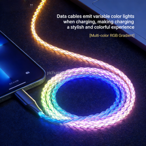 Cable USB Tipo-C de Carga Rápida de 66W con Diseño RGB Luminoso, Núcleo de Cobre Puro, Compatible con Múltiples Dispositivos - Product Image 5