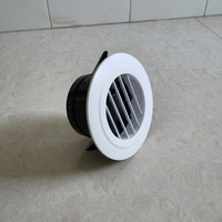 Disque de ventilation rond de 75 mm au design moderne pour climatiseur de bureau, diffuseur d'air frais