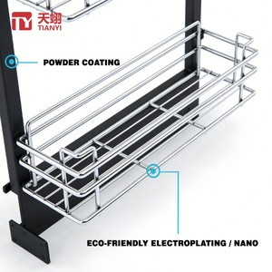 Organizador Multifuncional para Armario de Cocina, Cesta Extraíble con Clip para Montar en el Lateral - Product Image 4