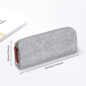 شعار قابل للتخصيص سعة كبيرة لباد قلم رصاص حالة تصميم عصري حقيبة/صندوق للطلبة نمط مسطح - Product Image 3