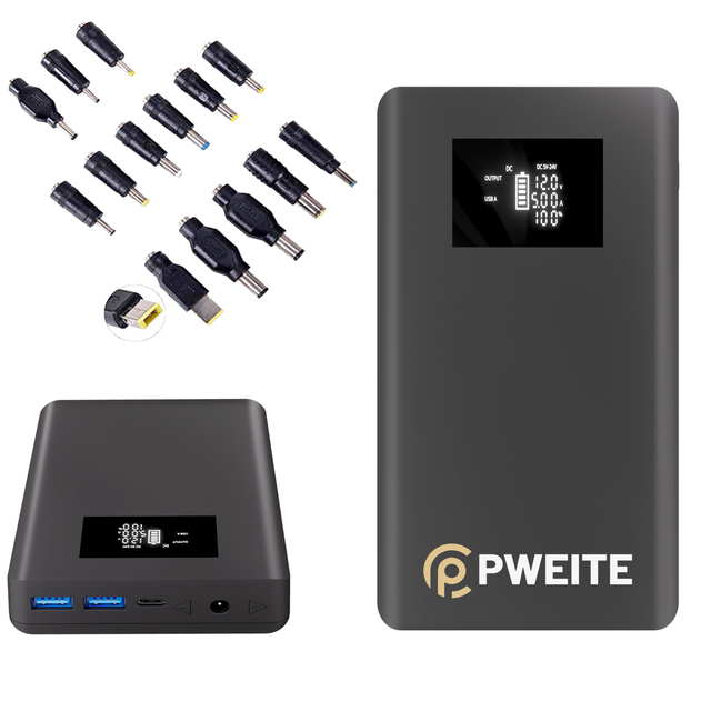 120W DC Powerbank 12 Volt 24 Volt 5 6 7.4 9 12 15 16 16.5 19 19.5 20 24 V 1amp 2 Amp 3 Amp 4amp 5amp 20000mah Laptop Power Bank