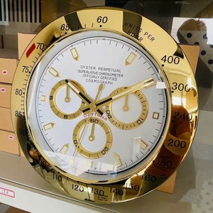 <span class=keywords><strong>Reloj</strong></span> de pared de lujo <span class=keywords><strong>con</strong></span> forma de <span class=keywords><strong>reloj</strong></span> de pulsera, <span class=keywords><strong>calendario</strong></span>, <span class=keywords><strong>fecha</strong></span> <span class=keywords><strong>y</strong></span> <span class=keywords><strong>día</strong></span>, metálico, decorativo, moderno. - Product Image 6
