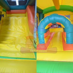 <span class=keywords><strong>Casa</strong></span> de Brinco Inflable de PVC para Jardín, <span class=keywords><strong>Parque</strong></span> o Área de Juegos, con Tobogán, Certificación CE, Garantía de 3 Años, Capacidad de 300-500 kg - Product Image 5