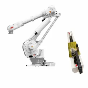 Industrial Robotic 6 Axis Arm ABB IRB 6660 Used as Cutting Robot Arm Manipulator With Track