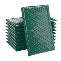 6*10 ''vert imprimé pour l'expédition emballage courrier enveloppe rembourrée expédition personnalisée Poly sacs postaux enveloppes à bulles
