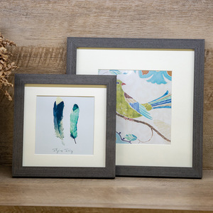 مخصص بالجملة عالية الجودة الحديثة بسيطة لون الخشب الأصلي جدار العائمة الإطار غرفة المعيشة غرفة نوم الخشب عرض موقف - Product Image 6