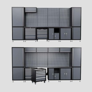 Armoire à outils d'atelier, coffre <span class=keywords><strong>de</strong></span> rangement pour mécanicien, ensemble <span class=keywords><strong>de</strong></span> boîtes à outils, armoire <span class=keywords><strong>de</strong></span> garage robuste, capacité <span class=keywords><strong>de</strong></span> charge <span class=keywords><strong>de</strong></span> 120 kg, garantie <span class=keywords><strong>de</strong></span> 3 ans - Product Image 1