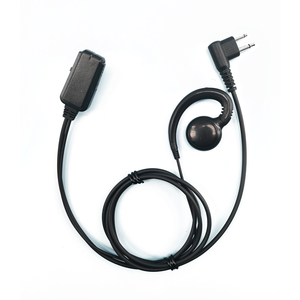 Headphone Earhook E113K-<span class=keywords><strong>M</strong></span> dengan Antarmuka 3.5mm dan Kabel 100cm untuk Radio Dua Arah Motorola Kirisun Belfone Fungsi Vox - Product Image 2