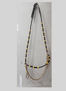 Elegant Leather Horse Show <b>Halter</b> With Adjustable Fit Premium Material Ideal For Horse Riding And Event Presentation - Product Image 5