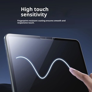 ฟิล์มกระจกนิรภัยแบบใส HD ความแข็ง 9H สำหรับ <span class=keywords><strong>iPad</strong></span> Pro บางเฉียบ 0.3 มม. ป้องกันการมองเห็นจากด้านข้าง ป้องกันรอยขีดข่วน พร้อมบริการออกแบบโลโก้ตามสั่ง - Product Image 2