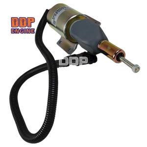 Vanne solénoïde d'arrêt de carburant 3930235 SA-4348-12 pour moteur Cummins C8.3L 6C 6CT 6CTAA8.3 ISC8.3 QSC8.3 - Product Image 1