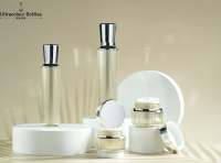 Emballage cosmétique en acrylique argenté de luxe, avec bouchon/pompe à pression |   Options de Couleurs Personnalisées Soins de la Peau Premium Beauté 30ml/50ml/100ml