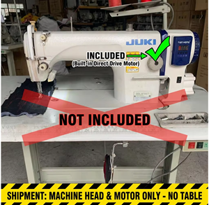 Used Juki-8700D Direct Drive Industrial Lockstitch <b>Sewing</b> <b>Machine</b> with Automatic Thread Trimmer 650 Sti/min 11mm Thickness - Product Image 3