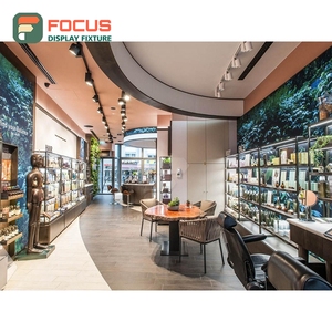 Projet de vente au détail personnalisé, présentoir en bois massif, aménagement de l'espace, design d'intérieur pour magasin de maquillage - Product Image 2