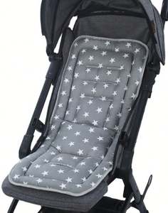 Nouveau coussin de poussette respirant à motifs, rembourrage en coton chaud - Product Image 1