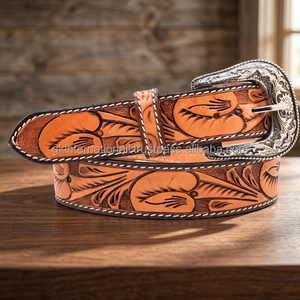 Ceinture d'outillage en cuir occidental fait à la main pour Cowboy Cowgirl - Product Image 1