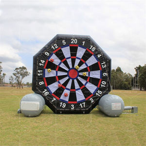 Juegos de tiro inflable, diversión interactiva para juego de dardos de pie inflable, pelota de fútbol pegajosa, venta de fútbol mágico - Product Image 1