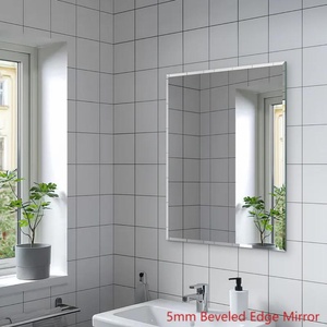 Miroirs à bords biseautés de 3 mm, 4 mm, 5 mm, 6 mm d'épaisseur en forme de rectangle, carré, rond ou irrégulier pour la décoration intérieure ou le revêtement mural - Product Image 3