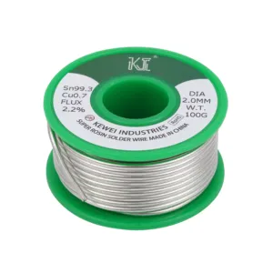 Kawat Solder Bebas Timbal Kualitas Tinggi Wire Flux Cored Tin Soldering Wire Reach Certificated