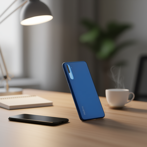 Cover posteriore Realme per Rmx2001, scocca blu per cellulare - Product Image 3