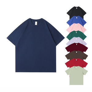 Wholesale Blank Plain t Shirt Custom Your Logo Printing <b>Polyester</b> Cotton <b>Tshirt</b> Printed Plus Size Men's T-shirt for Men - Product Image 1